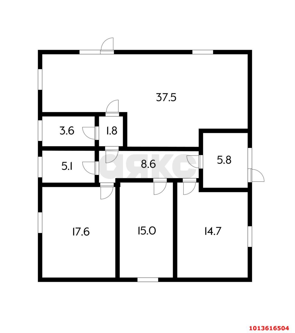 Фото №6: Дом 116 м² + 5.2 сот. - Краснодар, Сады Калинина, ул. Родниковская, 2/2