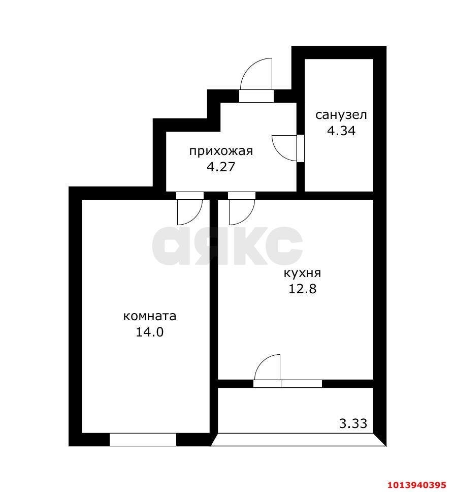 Фото №17: 1-комнатная квартира 38 м² - Краснодар, жилой комплекс Парусная Регата, ул. Автолюбителей, 1Д