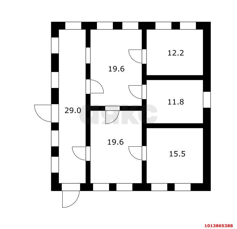 Фото №19: Дом 101 м² + 23 сот. - Псекупс, ул. Нехая, 24