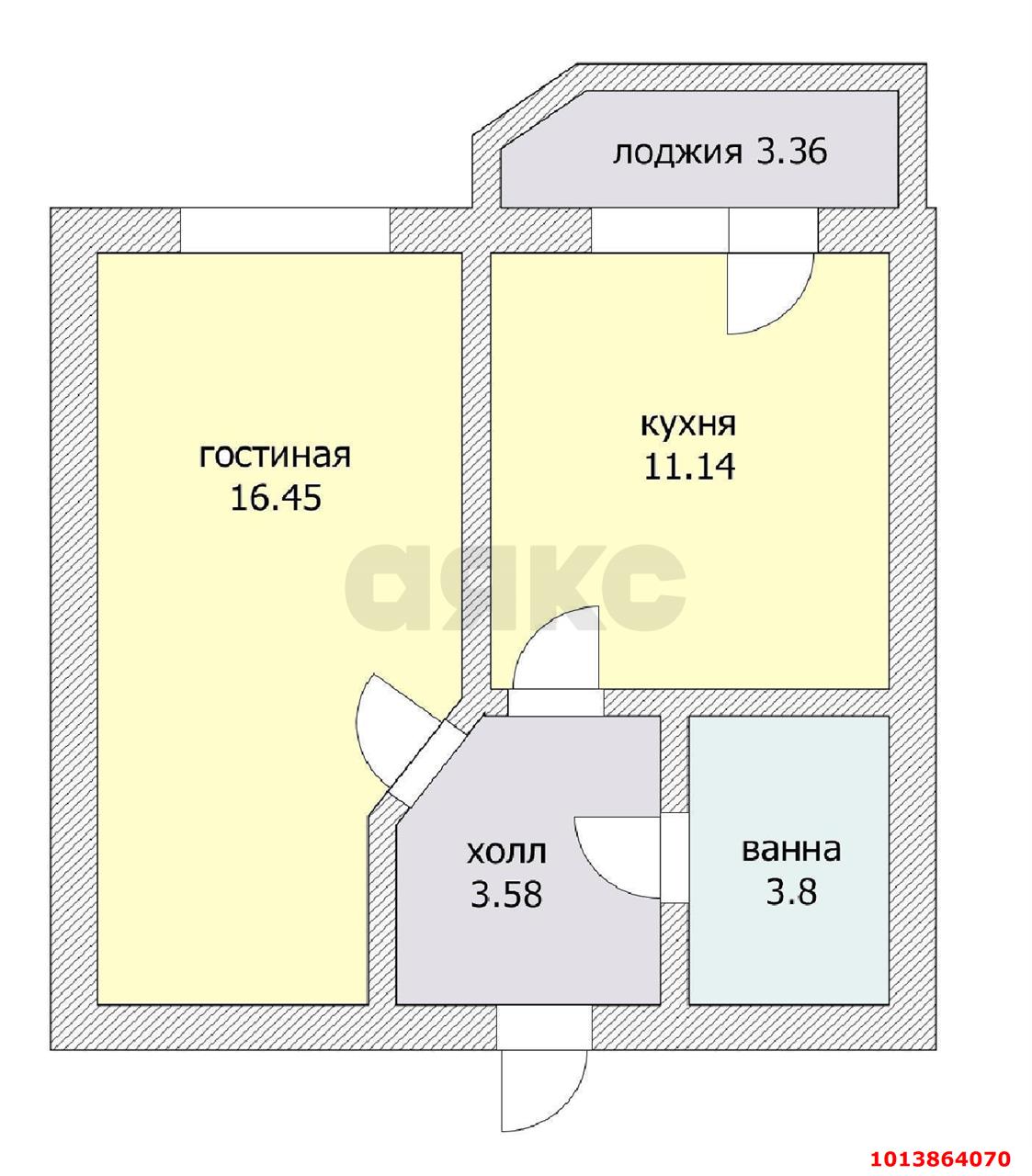 Фото №17: 1-комнатная квартира 41 м² - Краснодар, Панорама, ул. Восточно-Кругликовская, 28/2