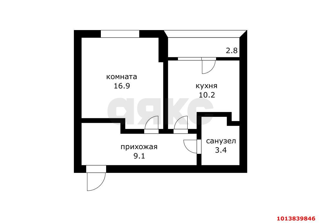 Фото №5: 1-комнатная квартира 42 м² - Красная Поляна, 1-й Садовый, ул. Ачишховская, 32