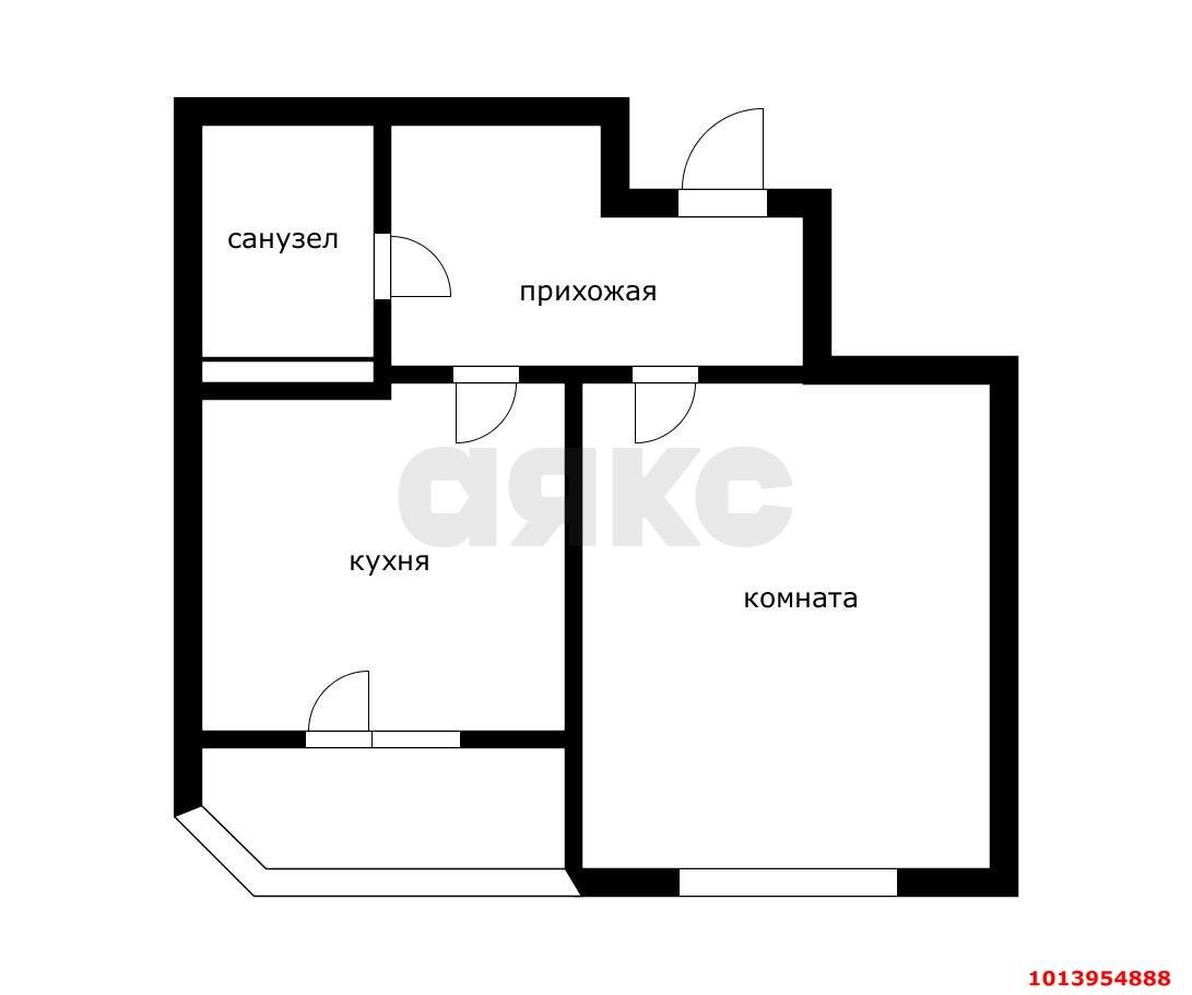 Фото №12: 1-комнатная квартира 42 м² - Краснодар, жилой комплекс Керченский, ул. им. Героя Сарабеева В.И., 3