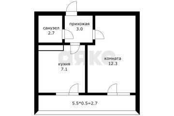 Фото №1: 1-комнатная квартира 27 м² - Краснодар, мкр. жилой комплекс Грани, ул. Западный Обход, 45к5