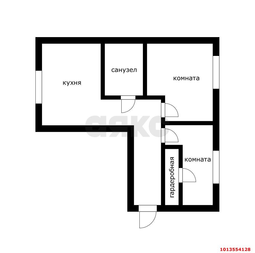 Фото №12: 2-комнатная квартира 62 м² - Краснодар, Калинино, ул. Карельская, 107