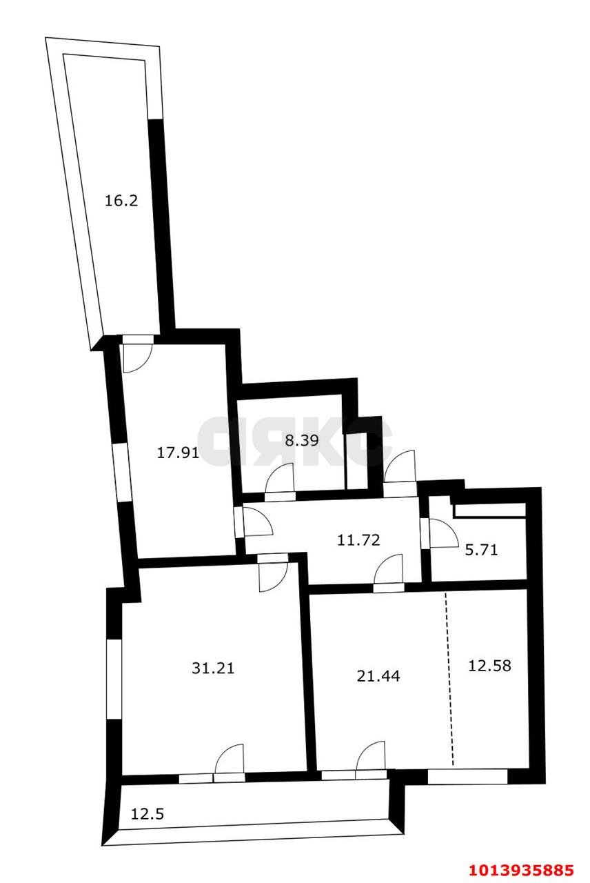 Фото №10: 3-комнатная квартира 137 м² - Краснодар, жилой комплекс Элегант, ул. Старокубанская, 137/1