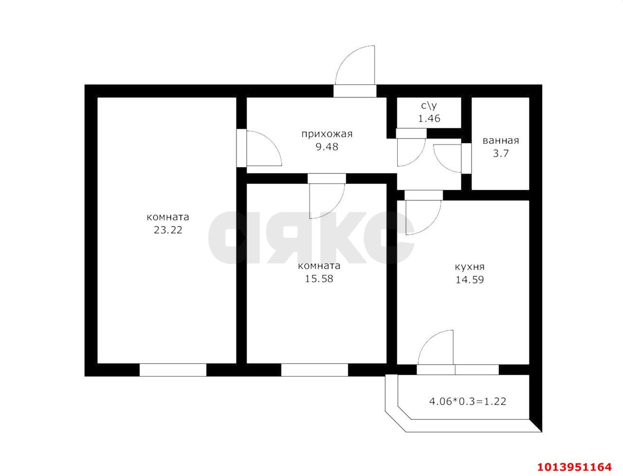 Фото №11: 2-комнатная квартира 72 м² - Краснодар, имени Маршала Жукова, ул. Александра Покрышкина, 4/5