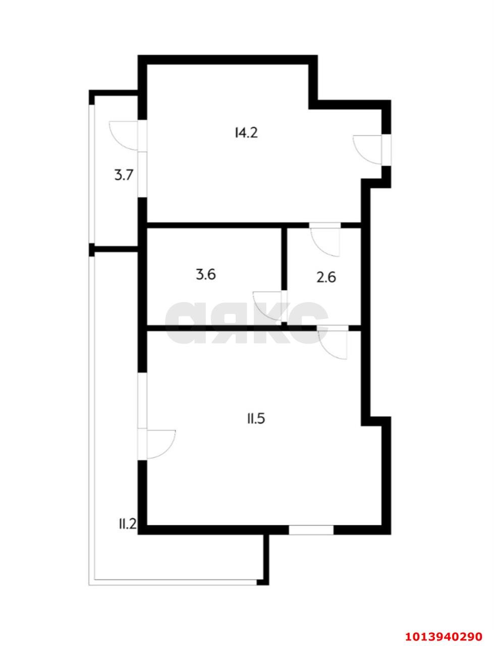 Фото №11: 1-комнатная квартира 31 м² - Краснодар, имени Демьяна Бедного, ул. Степная, 1/1к4