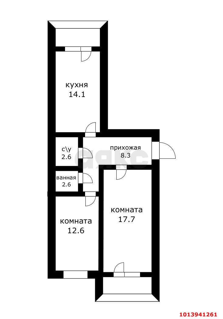 Фото №12: 2-комнатная квартира 61 м² - Новороссийск, жилой комплекс Арена, 