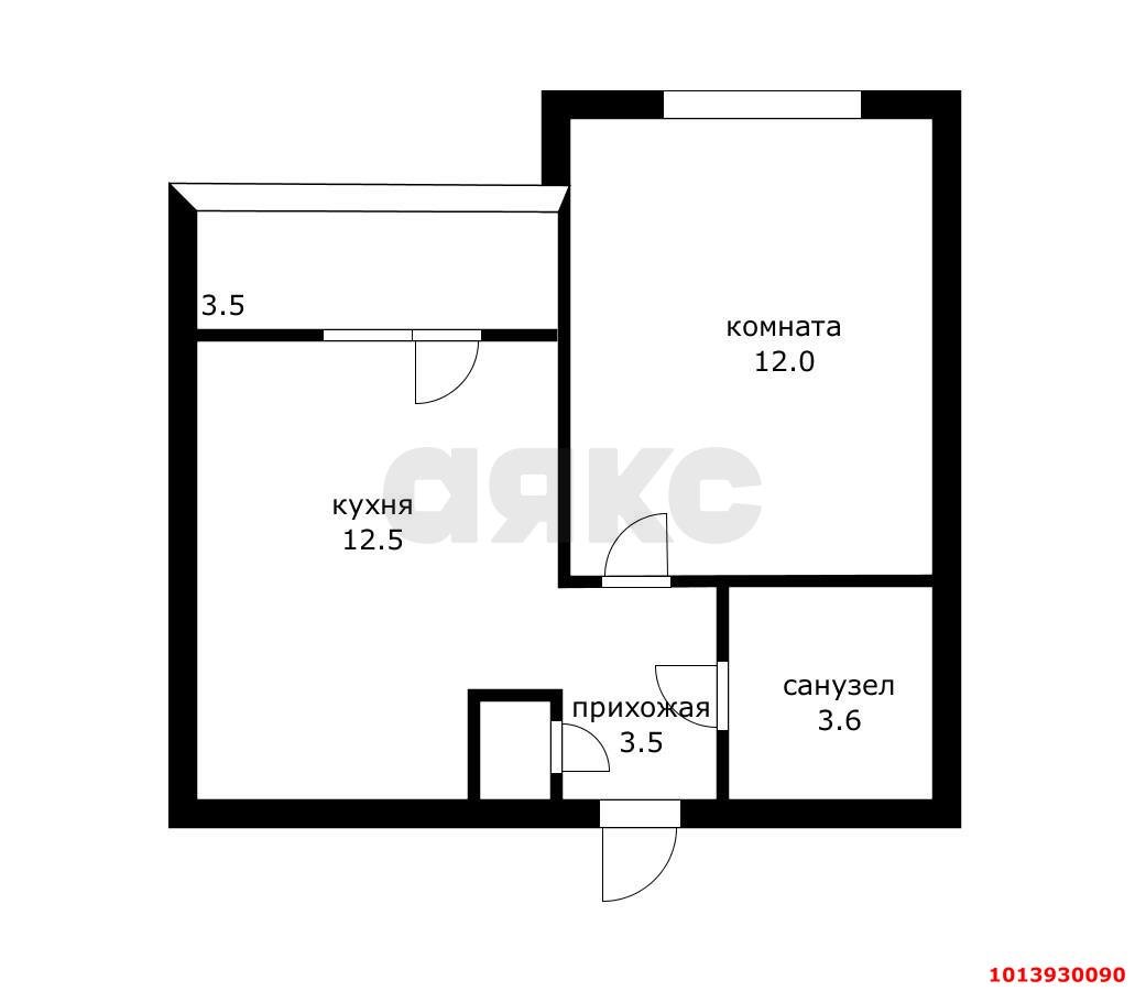 Фото №15: 1-комнатная квартира 32 м² - Краснодар, жилой комплекс Облака, ул. имени Генерала Корнилова, 9А