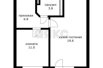 Фото №1: 1-комнатная квартира 46 м² - Краснодар, мкр. жилой комплекс Бауинвест, ул. Героев-Разведчиков, 11/5