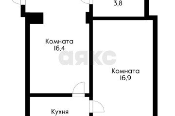 Фото №3: 2-комнатная квартира 43 м² - Тлюстенхабль, ул. Ленина, 30Б