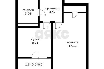 Фото №1: 1-комнатная квартира 34 м² - Краснодар, мкр. жилой комплекс Сограт, ул. Красных Партизан, 4/15