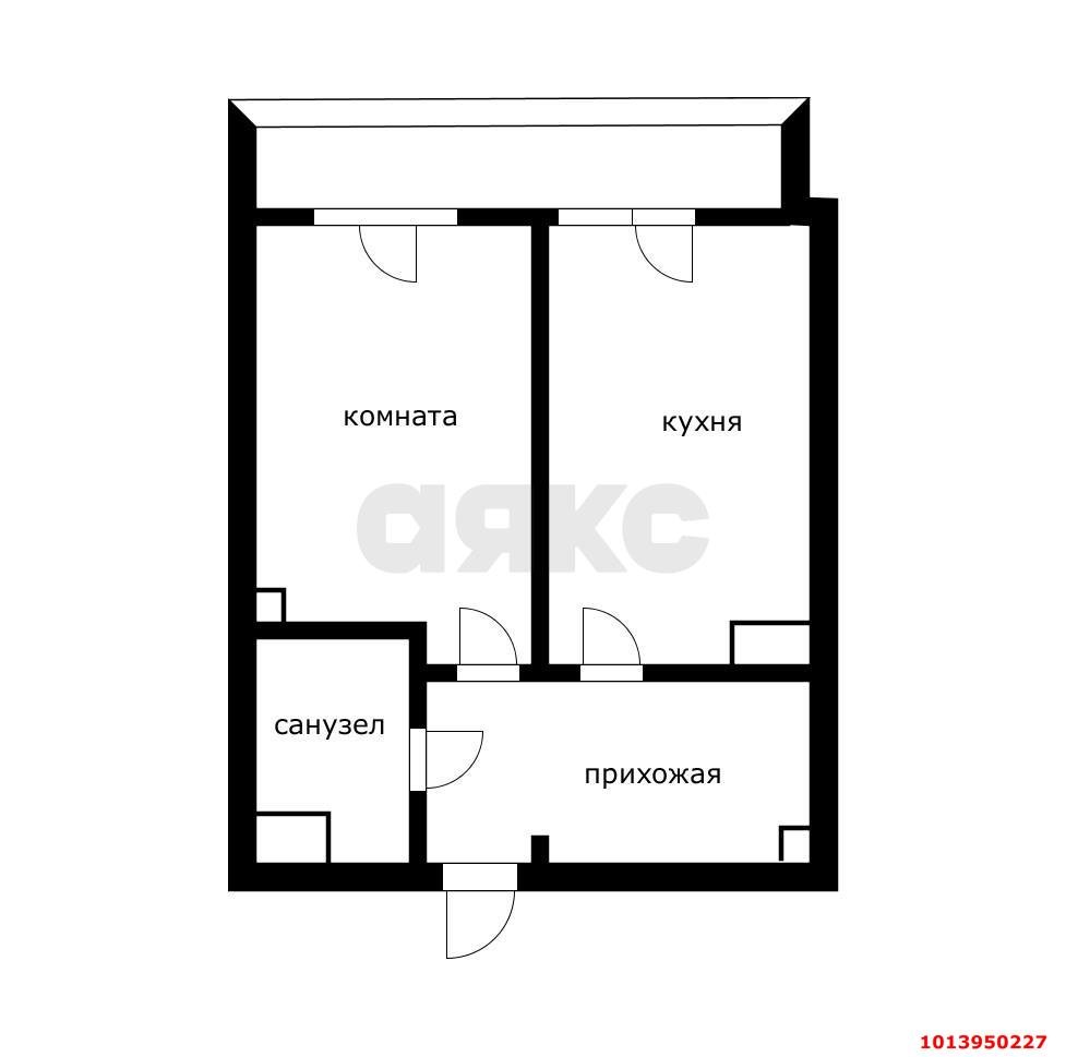 Фото №11: 1-комнатная квартира 41 м² - Краснодар, Славянский, ул. Заполярная, 37к5