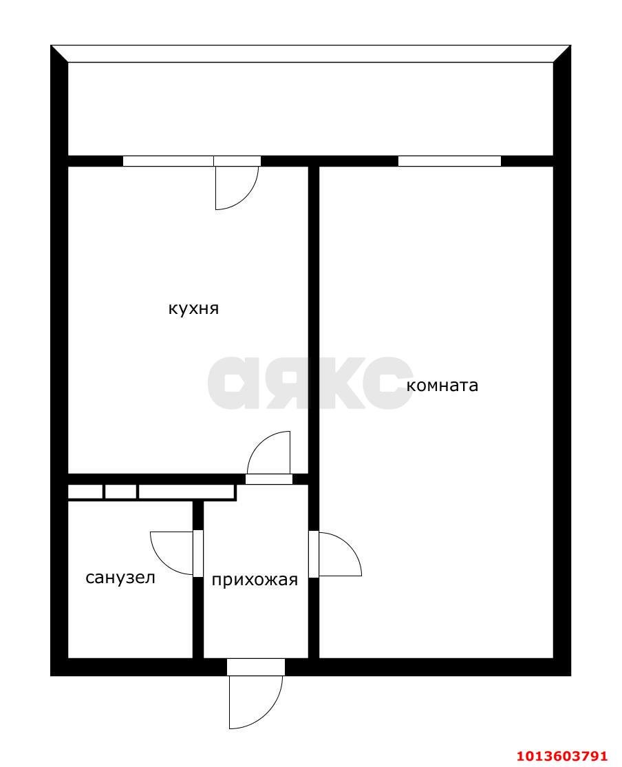 Фото №17: 1-комнатная квартира 42 м² - Краснодар, жилой комплекс Квартал № 6, ул. имени Героя Советского Союза Николая Воробьёва, 9