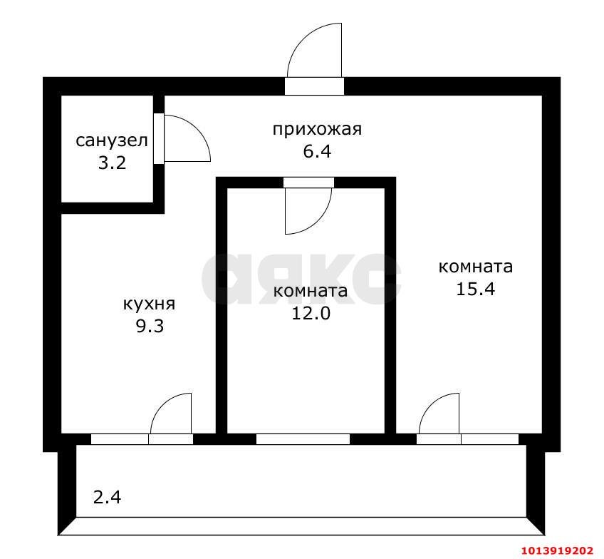 Фото №8: 2-комнатная квартира 60 м² - Краснодар, Сады Калинина, ул. Троицкая, 34к1