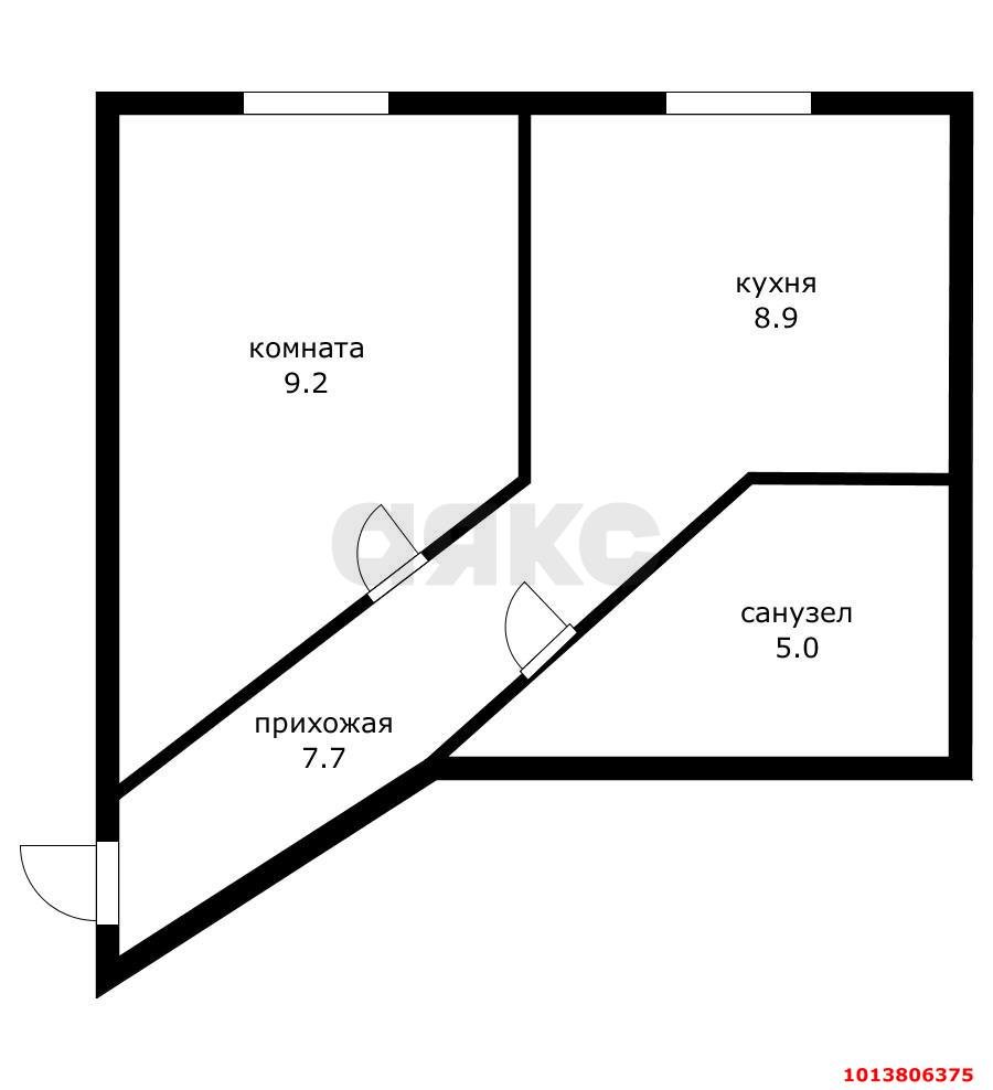 Фото №15: 1-комнатная квартира 34 м² - Краснодар, Центральный, ул. Мира, 44