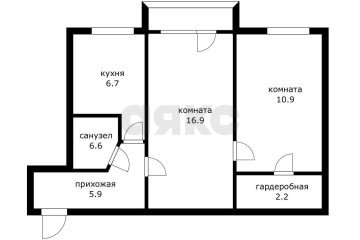 Фото №4: 2-комнатная квартира 44 м² - Краснодар, мкр. Славянский, ул. Крымская, 69