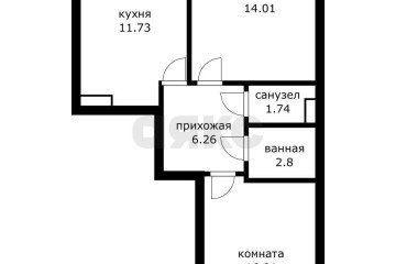 Фото №3: 2-комнатная квартира 53 м² - Краснодар, мкр. Достояние, ул. Григория Булгакова