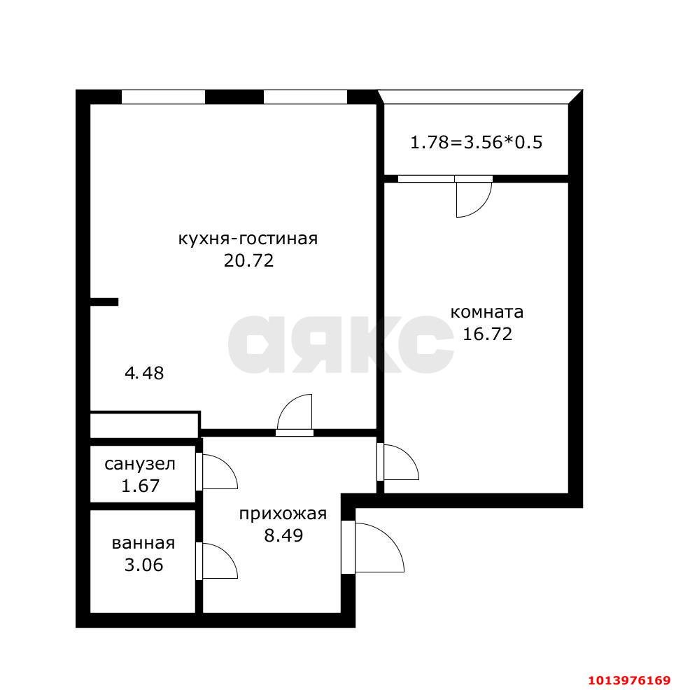 Фото №17: 2-комнатная квартира 59 м² - Краснодар, Губернский, ул. им. Героя Яцкова И.В., 9к3