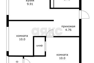 Фото №4: 2-комнатная квартира 41 м² - Краснодар, мкр. жилой комплекс Европа-Сити, ул. Венецианская, 10