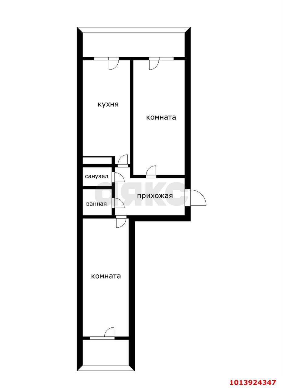 Фото №2: 2-комнатная квартира 64 м² - Краснодар, Калинино, ул. Российская, 331