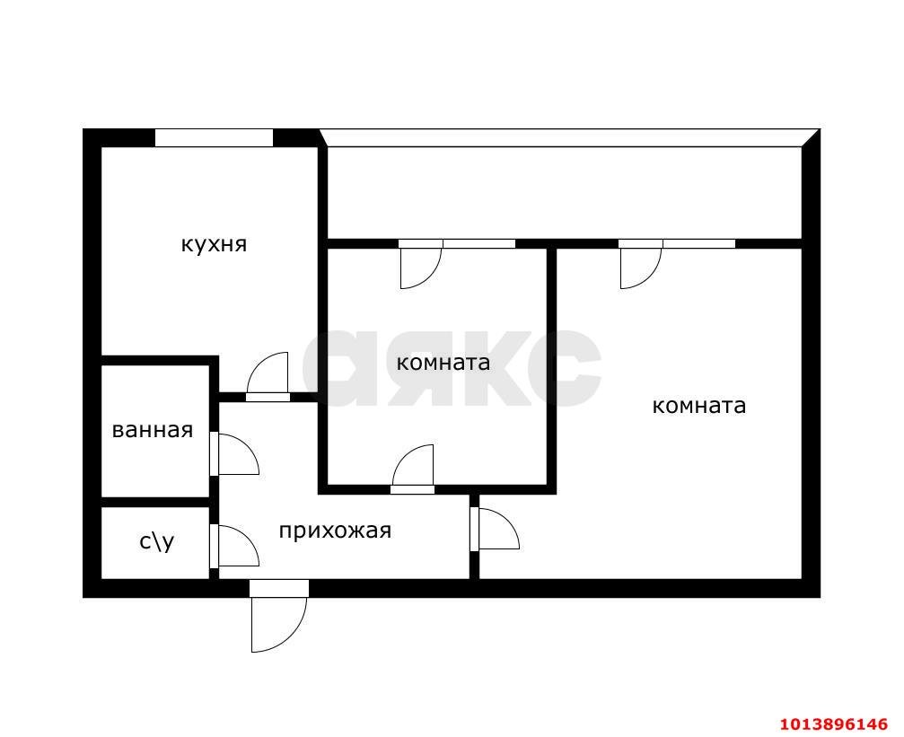 Фото №12: 2-комнатная квартира 43 м² - Берёзовый, Витаминкомбинат, ул. Профессора Рудакова, 7/36к5