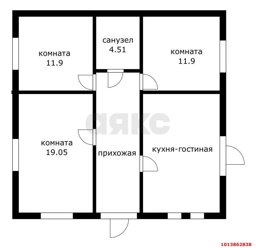 Фото №13: Дом 70 м² + 4 сот. - Орбита, Прикубанский внутригородской округ, ул. Мичуринская, 207