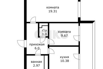 Фото №2: 2-комнатная квартира 55 м² - Краснодар, мкр. Камвольно-суконный Комбинат, ул. Магистральная, 11