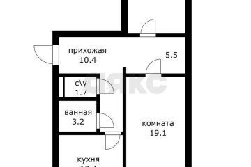 Фото №5: 2-комнатная квартира 68 м² - Краснодар, мкр. жилой комплекс Дом у Озера, 