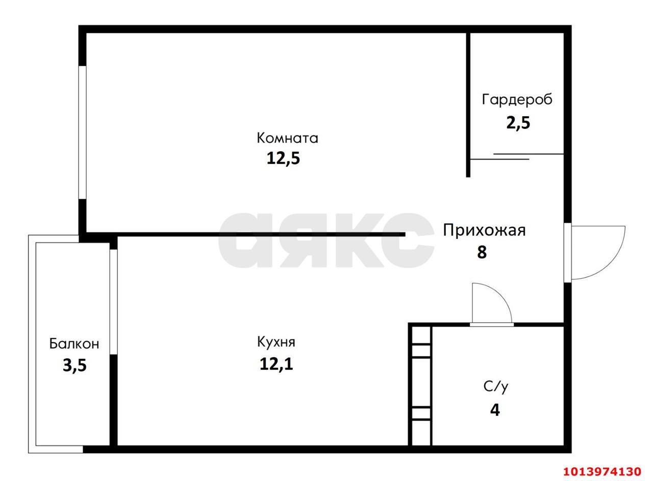 Фото №11: 1-комнатная квартира 43 м² - Краснодар, Губернский, ул. им. Героя Яцкова И.В., 17к1