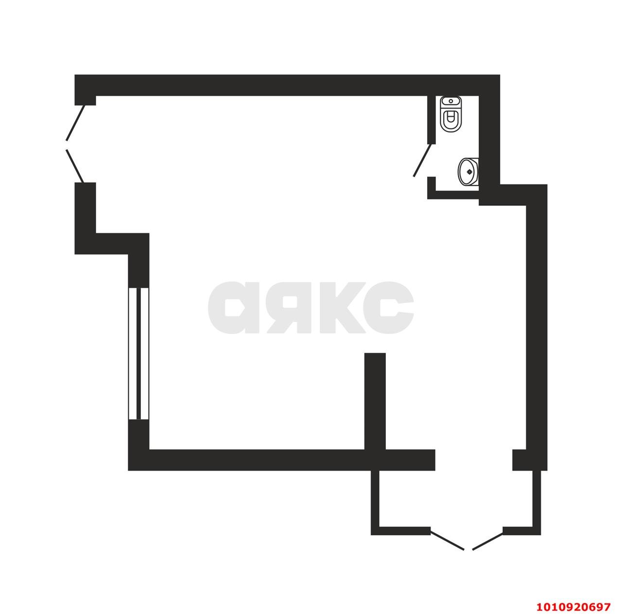 Фото №2: Торговое помещение 55 м² - Краснодар, Парк Победы, ул. Героя Пешкова, 14к3