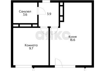 Фото №5: 1-комнатная квартира 36 м² - Краснодар, мкр. Фестивальный, ул. Круговая, 4/1