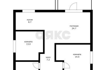 Фото №1: Дом 131 м² + 3 сот., 1 эт. - Яблоновский, ул. Анатолия Николаевича Березового, 10/3
