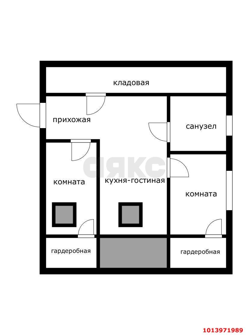 Фото №18: 2-комнатная квартира 80 м² - Краснодар, Калинино, ул. Туркменская, 35