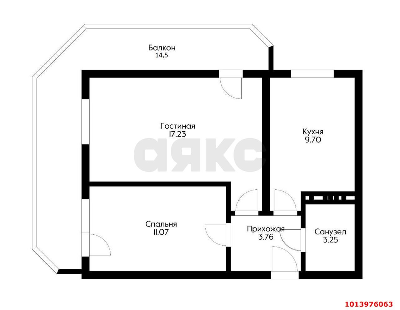 Фото №2: 2-комнатная квартира 62 м² - Краснодар, Восточно-Кругликовский, ул. Черкасская, 58/2