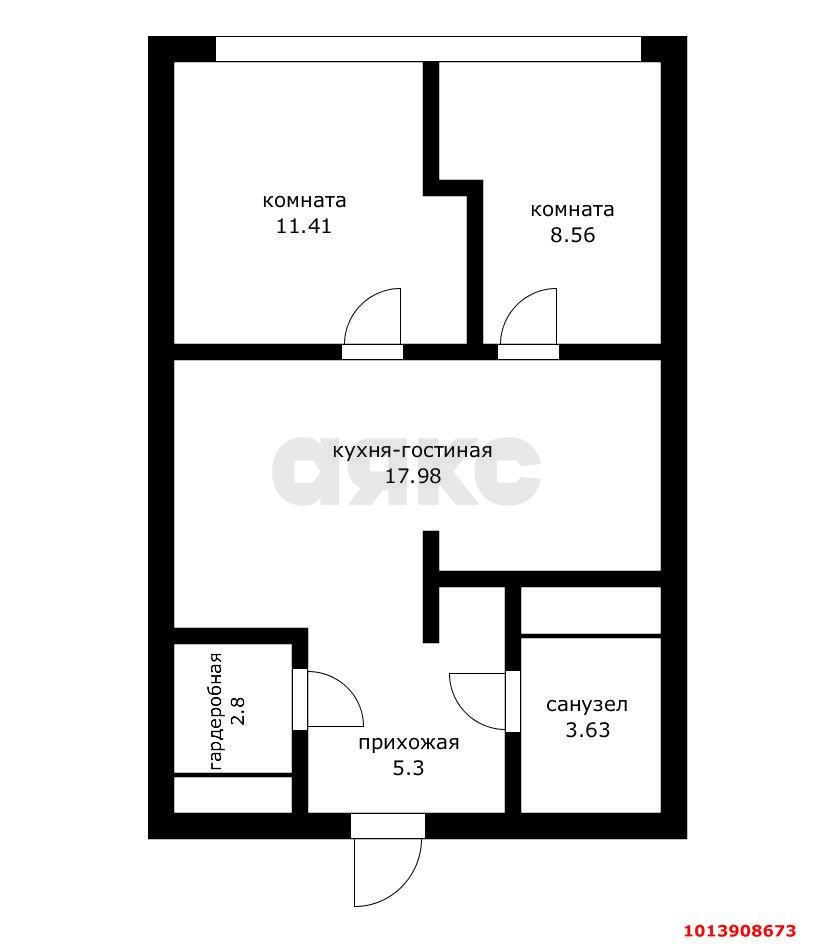 Фото №18: 2-комнатная квартира 50 м² - Краснодар, жилой комплекс Тургенев, ул. Дальняя, 8к1