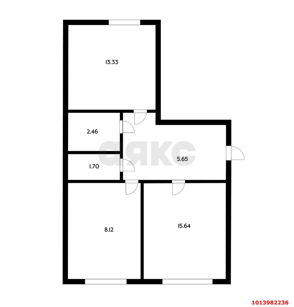 Фото №6: 2-комнатная квартира 53 м² - Краснодар, Западный внутригородской округ, ул. 4-я Линия Нефтяников, 5