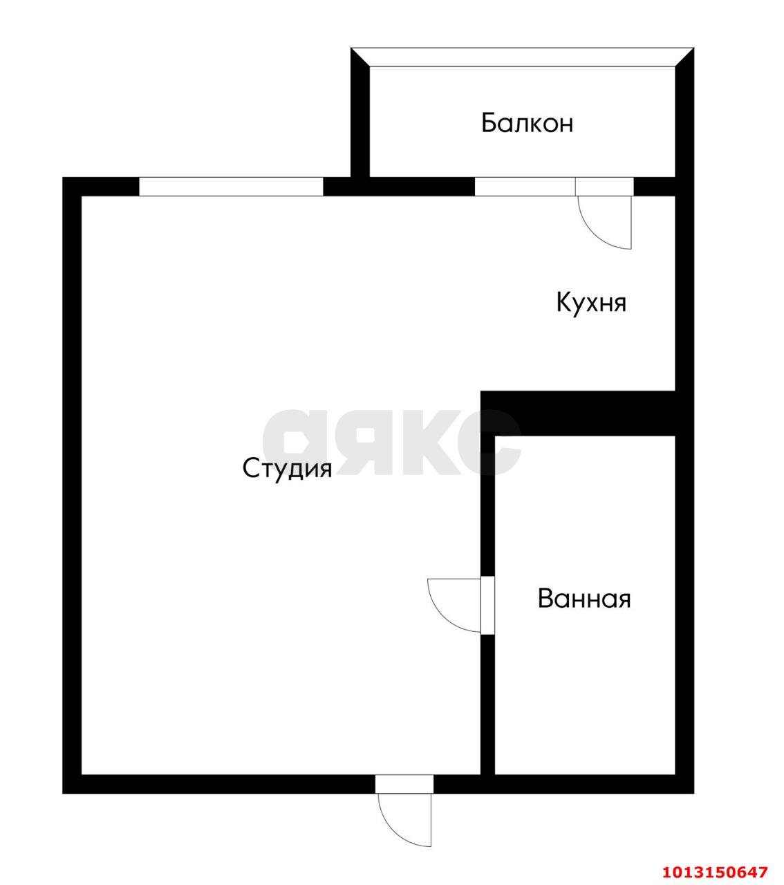 Фото №9: Студия 30 м² - Краснодар, Светлоград, ул. Красных Партизан, 1/4к3