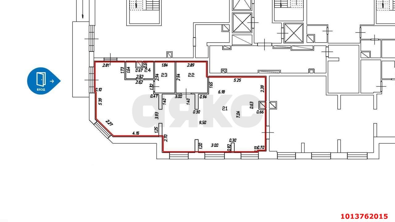 Фото №6: Торговое помещение 110 м² - Краснодар, жилой комплекс На высоте, ул. Каляева, 263/4