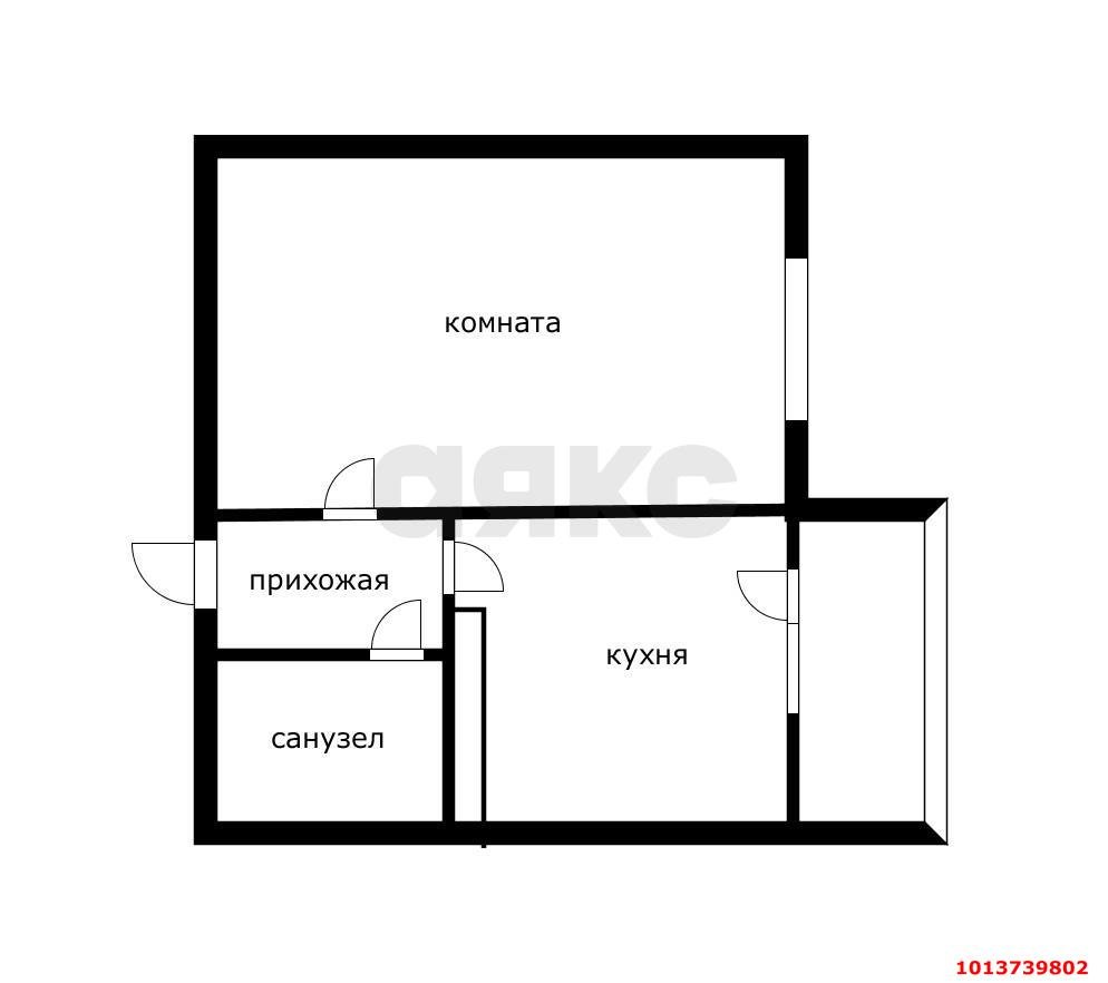 Фото №11: 1-комнатная квартира 35 м² - Краснодар, Восточно-Кругликовский, ул. Героя А.А. Аверкиева, 40