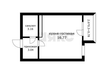 Фото №1: Студия 25 м² - Краснодар, мкр. Музыкальный, ул. Российская, 257/7