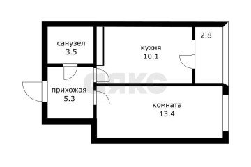 Фото №4: 1-комнатная квартира 36 м² - Краснодар, мкр. жилой комплекс Самолёт-5, ул. Ивана Беличенко, 97