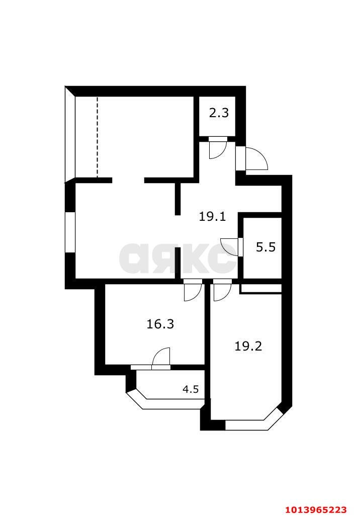 Фото №18: 2-комнатная квартира 110 м² - Краснодар, Фестивальный, ул. Гаражная, 71/1