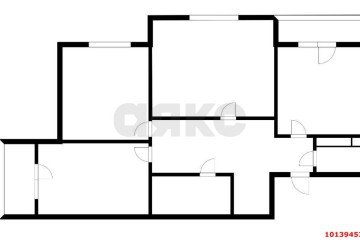 Фото №4: 3-комнатная квартира 100 м² - Краснодар, мкр. Солнечный, ул. Казбекская, 7