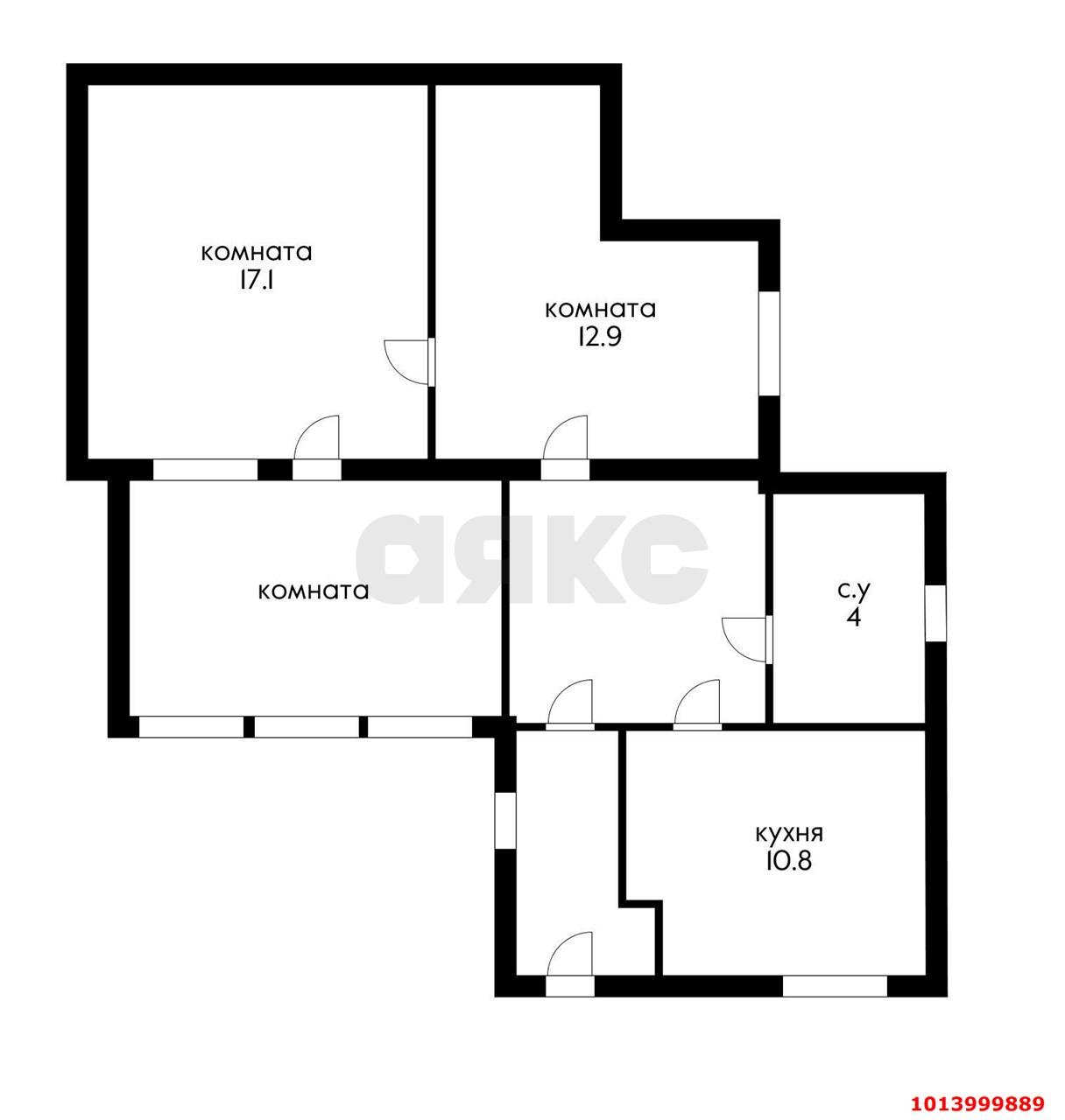 Фото №10: 3-комнатная квартира 67 м² - Краснодар, Центральный, ул. Карасунская, 116