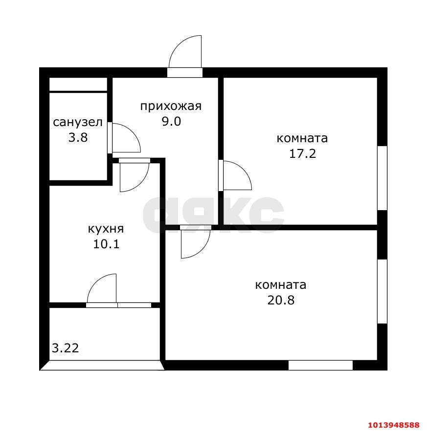 Фото №6: Апартаменты 78&nbsp;м², 13/16&nbsp;эт. - Краснодар, Западный внутригородской округ, мкр. ЖК Аксис Центр, ул. Северная, 269/3