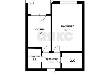 Фото №2: 1-комнатная квартира 35 м² - Российский, мкр. Прикубанский внутригородской округ, ул. Рымникская, 9