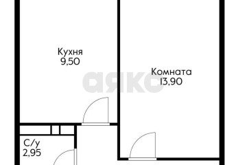 Фото №2: 1-комнатная квартира 37 м² - Краснодар, ж/м имени Демьяна Бедного, ул. Степная, 1/1