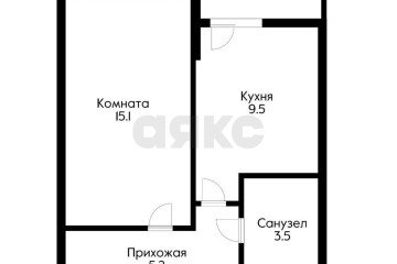 Фото №5: 1-комнатная квартира 39 м² - Краснодар, мкр. жилой комплекс Акварели-2, ул. Тепличная, 62/1к6