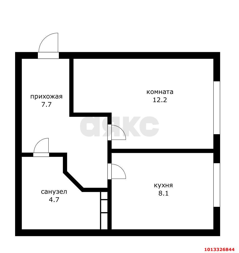 Фото №11: 1-комнатная квартира 32 м² - Туапсе, ул. Калараша, 80